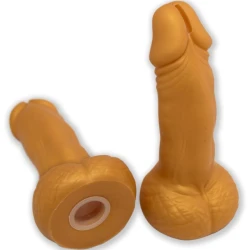 Diablo - Model Penis - Borseta/porcusor de bani 22,5 cm, Auriu
