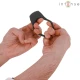 Inel Vibrator Clover - 10 Vibrații, Negru, Mărime Unică