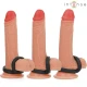 INTENSE - Inel penis dublu din silicon, Roz