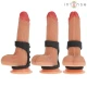 INTENSE - Inel penis dublu din silicon, Negru, Model 3