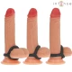 Inel Dublu Silicone - Model 4, Negru, Mărime Unică