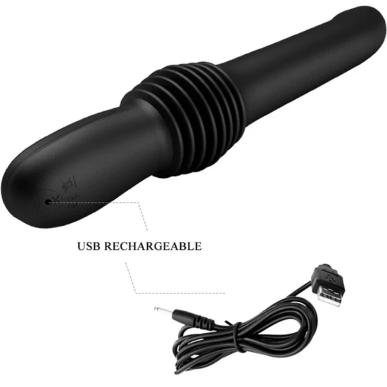 Vibrator tip chiloți, 3 moduri, Negru