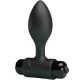 Plug Anal Vibrator - 10 Vibrații, Negru, Mărime Unică
