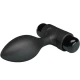 Plug Anal Vibrator - 10 Vibrații, Negru, Mărime Unică