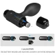Plug Anal Vibrator - 10 Vibrații, Negru, Mărime Unică