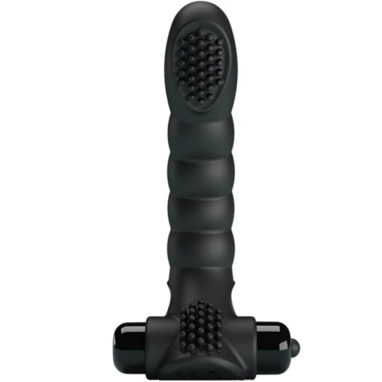 Vibrator deget - 10 Vibrații, Negru, BI-014707