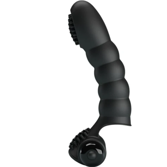 Vibrator deget - 10 Vibrații, Negru, BI-014707