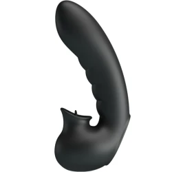 Vibrator deget - Stimulator clitoris, Negru, BI-014714