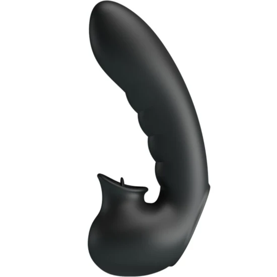 Vibrator deget - Stimulator clitoris, Negru, BI-014714