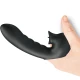 Vibrator deget - Stimulator clitoris, Negru, BI-014714