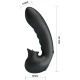 Vibrator deget - Stimulator clitoris, Negru, BI-014714