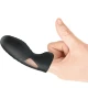 Vibrator tip deget, silicon, Negru