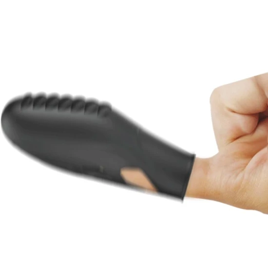 Vibrator tip deget, Silicon, Negru
