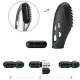 Vibrator tip deget, Silicon, Negru