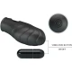 Vibrator tip deget din silicon, Negru