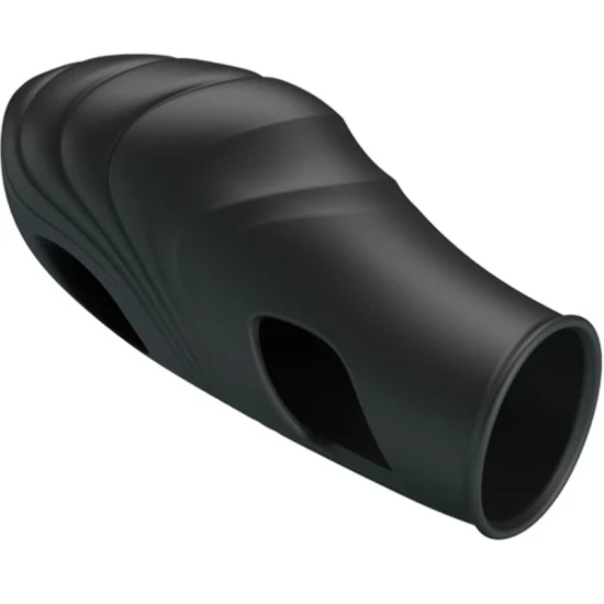 Vibrator tip deget din silicon, Negru