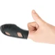 Vibrator tip deget din silicon, Negru