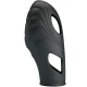 Vibrator tip deget din silicon, Negru