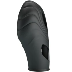 Vibrator tip deget din silicon, Negru