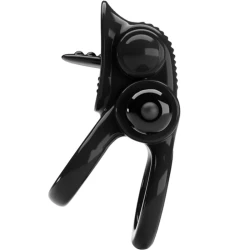 Inel Vibrant Dublu, Negru