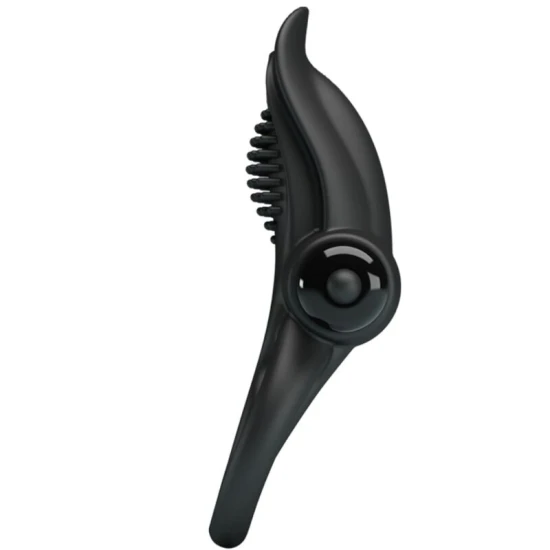 Inel Vibrator - Stimulator Clitoris, Negru, BI-210203