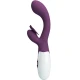 Vibrator iepuraș și stimulator G-spot din ABS, mov