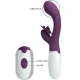 Vibrator iepuraș și stimulator G-spot din ABS, mov