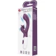 Vibrator iepuraș și stimulator G-spot din ABS, mov