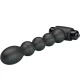 Dop anal din silicon, 10 funcții vibrante, Negru