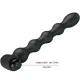 Dop anal din silicon, 10 funcții vibrante, Negru