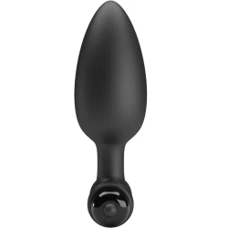 Plug anal vibrator, Negru