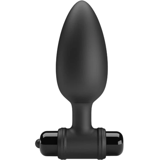 Plug anal vibrator, Negru