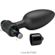 Plug anal vibrator, Negru