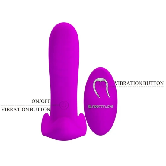 Vibrator Pretty Love - 12 Vibrații, Mov, BI-014850W