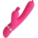 Vibrator Rabbit multifuncțional din silicon, roz