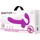 Stimulator Double Strap-On - Decupat, Mov, Mărime Unică