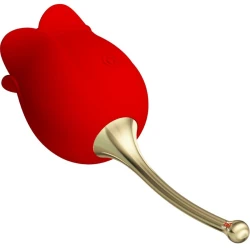 Stimulator clitoris, Roz - 12 vibrații, Roșu