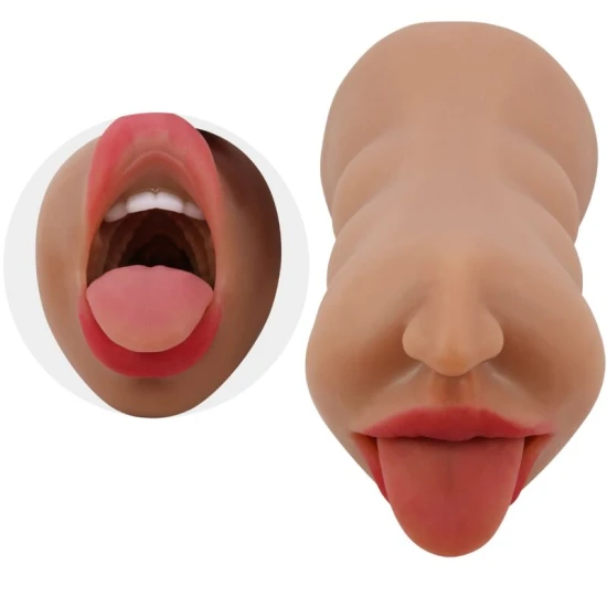 Masturbator dublu premium din TPR, impermeabil