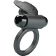 Inel Vibrator Debonair - 10 Vibrații, Negru, BI-210316
