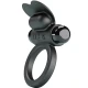 Inel Vibrator Debonair - 10 Vibrații, Negru, BI-210316