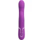 Vibrator și stimulator 4 în 1 multifuncțional, Roz