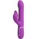 Vibrator și stimulator 4 în 1 multifuncțional, Roz