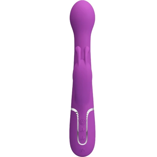Vibrator iepure 3 în 1 multifuncțional, Roz