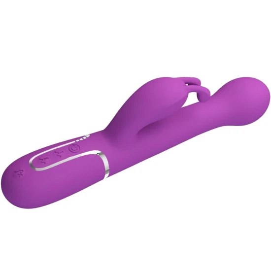 Vibrator iepure 3 în 1 multifuncțional, Roz