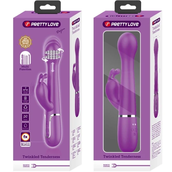 Vibrator iepure 3 în 1 multifuncțional, Roz
