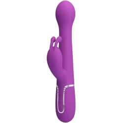 Vibrator iepure 3 în 1 multifuncțional, Roz