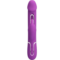 Vibrator iepure 3 în 1 multifuncțional, Roz