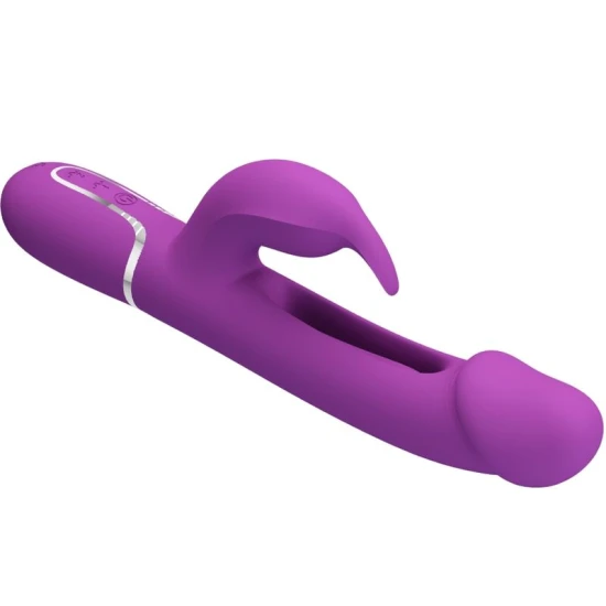 Vibrator iepure 3 în 1 multifuncțional, Roz