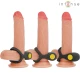 INTENSE - Inel vibrator dublu, Negru