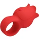 Vibrator deget - 10 funcții de vibrație, Roșu, Model JAE